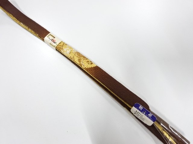 未使用品　正絹　高麗　手組帯締め